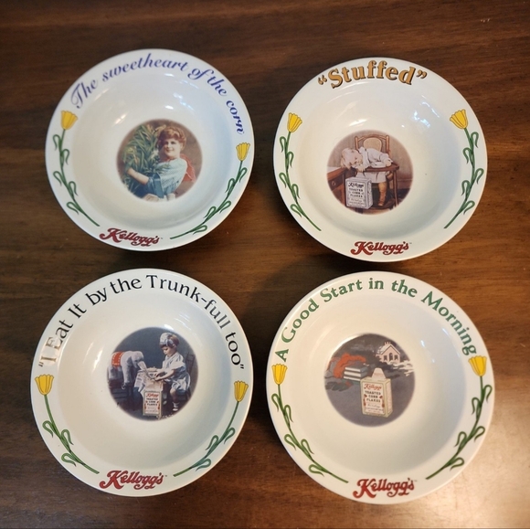 Kelloggs Other - Vintage (1996) Kellogg's Collectible Cereal Bowls 90th Anniversary Edition